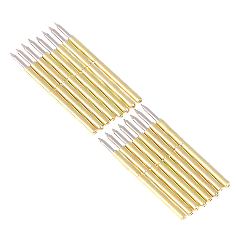 100PCS Dia 1.02MM Length 15.85MM Spring Test Probe Pogo Pin Tool P75-B1