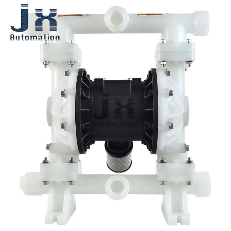 QBY3-32S QBY3-40S Pneumatic Double Diaphragm Pump PP Plastic Corrosion Resistant Air Powered Chemical Liquid Transfer Pump