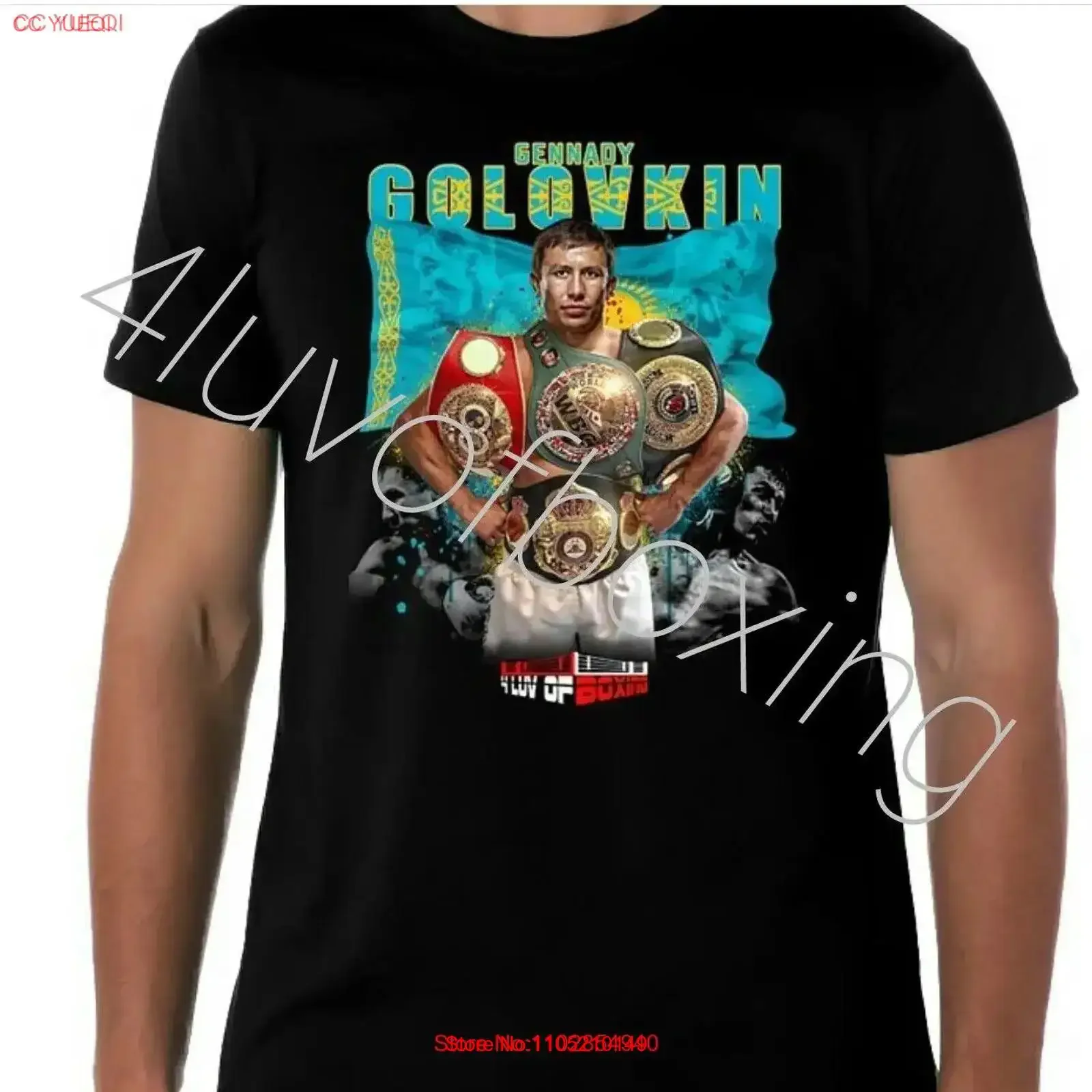 Gennady Golovkin Boxing shirt apparel GGG 4LUVofBOXING new BK tee Triple G vintage Washed Stylish fashion Casual