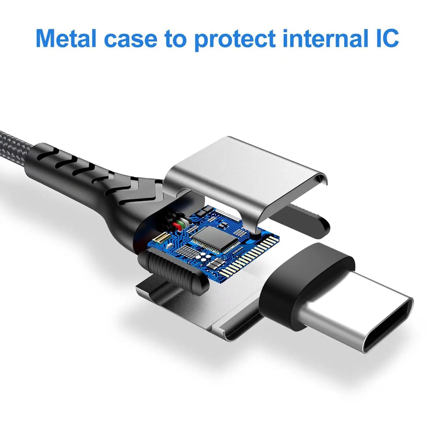 10 STKS Hot Koop 100 W Type C Snelle Lader Kabel Nylon Weven USB C Naar USB C 100 w Lader Kabel Voor IPhone Samsung HUAWEI IPad