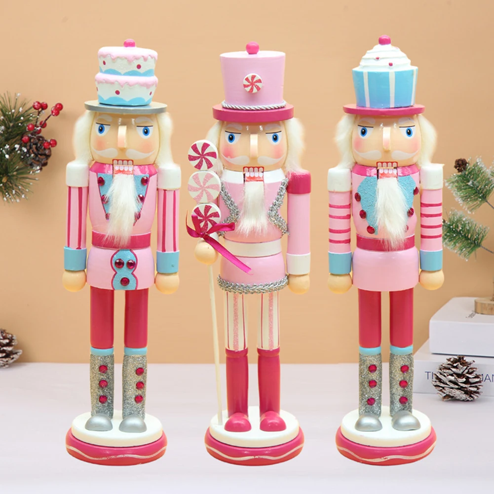 

38CM Nutcracker Ornaments Christmas Nutcracker Decorations Holiday Parties Charming And Unique Colorful Design Easy To Place