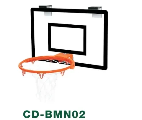 An der Wand montierter Basketballständer, transparente Rückwand, Reifenring, Durchmesser. 45vm 54" Zoll Basketballtor-Set für den Innenbereich, Großhandel OEM