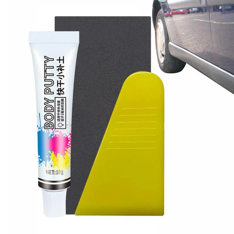 Non Toxic Car Body Repair Filler Quick Dry Automotive Paint Chip Repair Filler Car Body Putty Scratch Filler Painting Repair