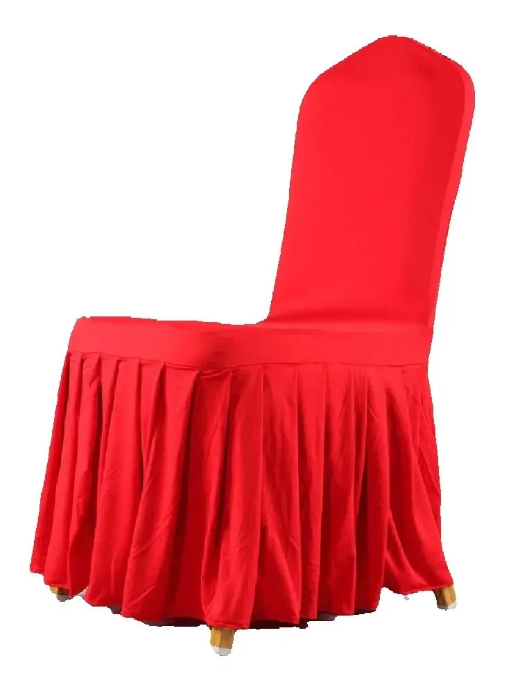 

Pleated Elastic Chair Cover, European Style
