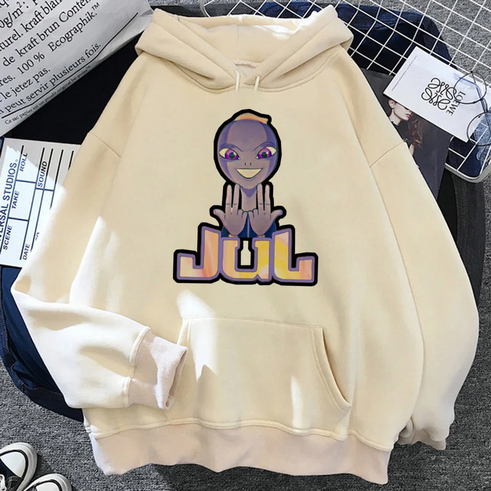 Jul hoodie elegant youthful patterned anime sweater pattern female hoddie Y2K patterned youthful