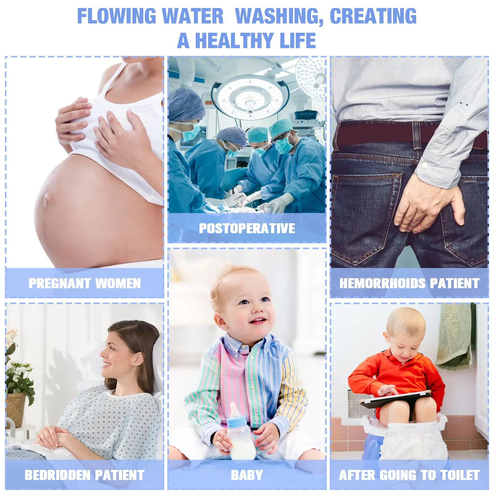 

Ручное давление для женщин, принадлежности для интимных частей, ирригатор, промывочная машина, очищающие системы