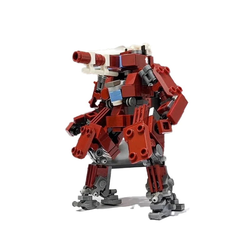 MOC Action Figure Blocks Mecha Warrior Model Building Blocks Children's Soldier Assemble Bricks Robots Kids Toy Puzzle Xmas Gift