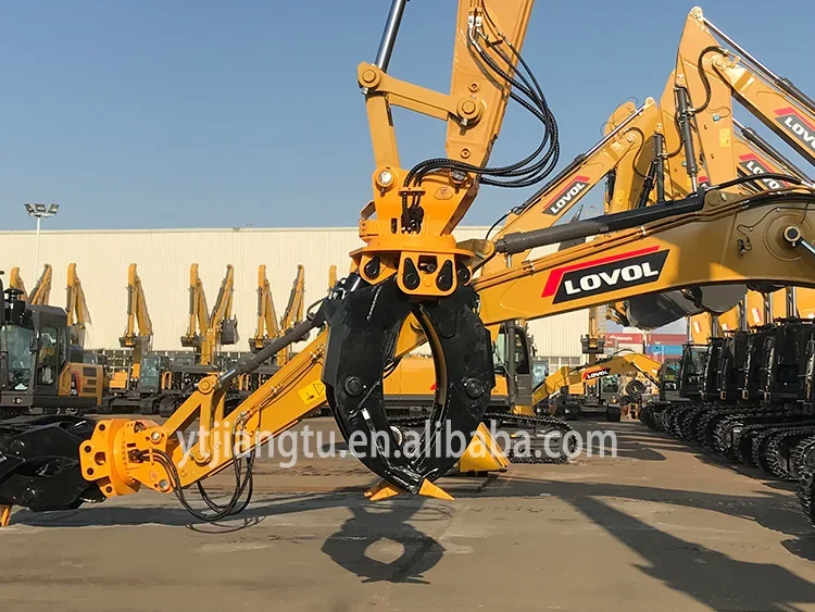 Hydraulic Grapple Hydraulic Excavator Grab Hydraulic Rotating Grab Stone Grapple Mini Excavator Stone Grab