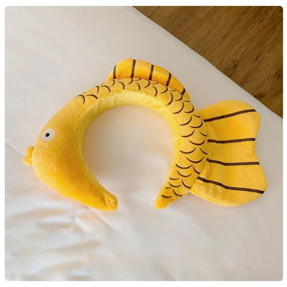 Cloth Dress Up Headband Convenient Cartoon Plush Plush Funny Headband Animal Carp Hair Hoop