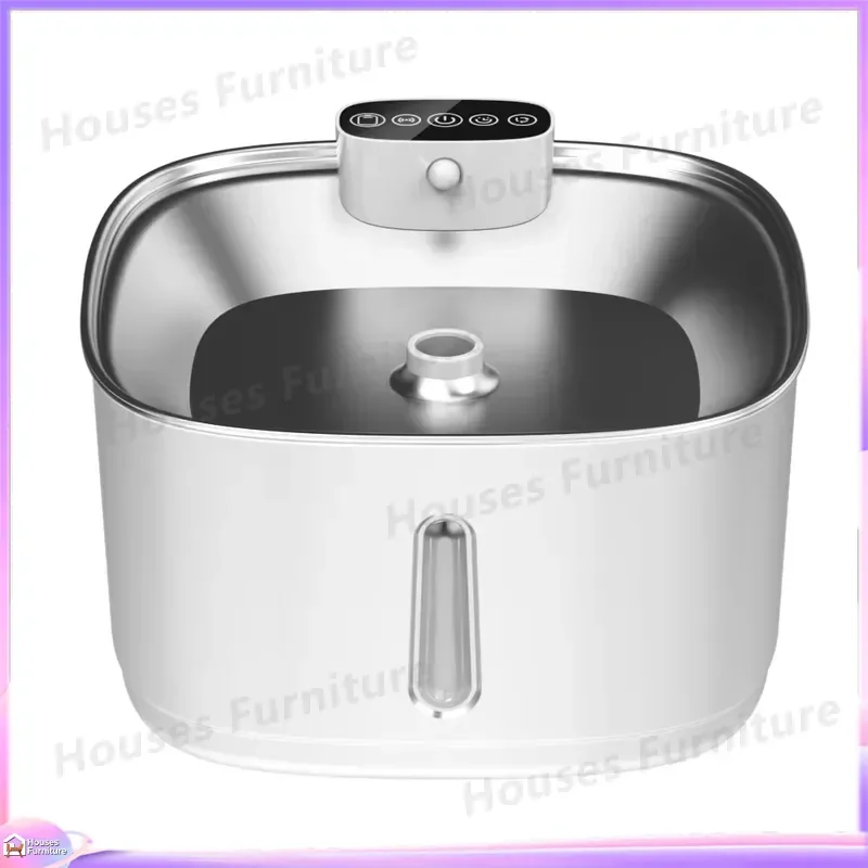 Automatic Pet Feeder with Timer LCD Display Smart WiFi Controlled Food Dispenser for Cats and Dogs 304 Stainless Steel Bowl