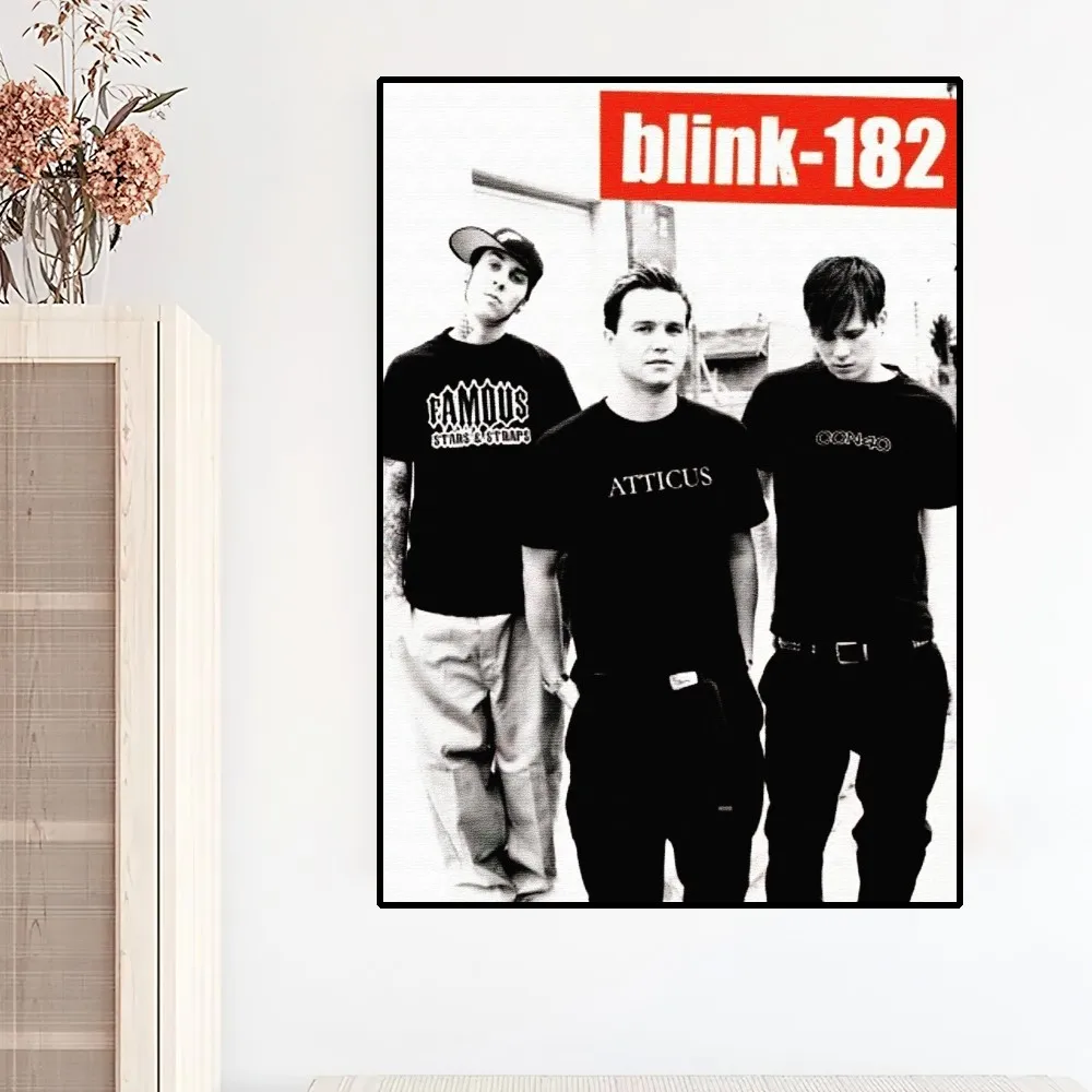 Band B-BLINK-182 Poster Prints Wall Sticker Painting Bedroom Living Room Decoration Office Home Self Adhesive