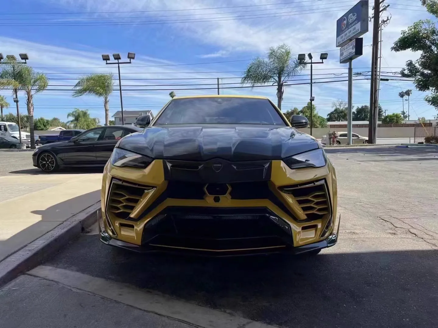 Большой комплект объемного звучания премиум-класса ForLamborghini Urus Modified Mansor со всеми углеродными волокнами