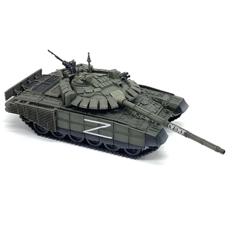 

1:72 Scale Model Russian Special Version T-72B3 Main Battle Tank With N Logo Armored Vehicle Collection Decoraiton Display Gift