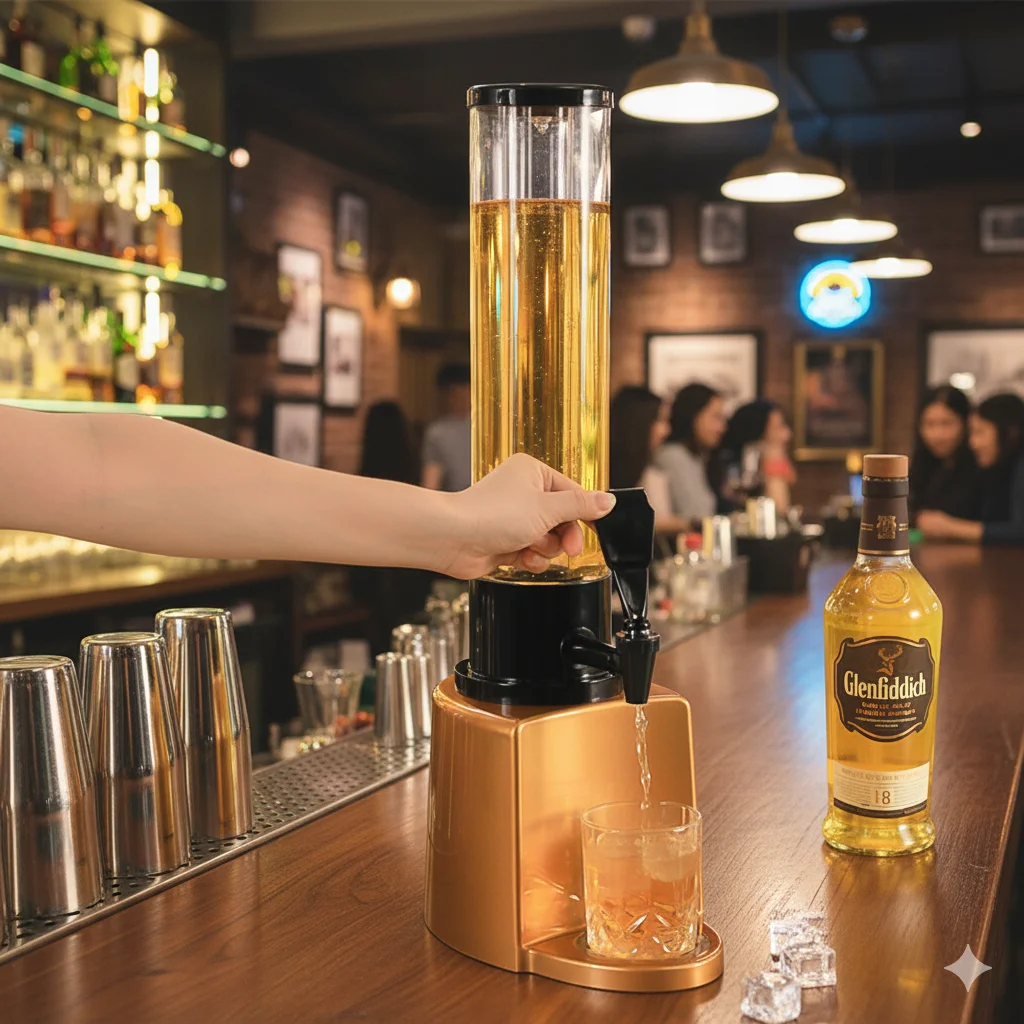 دلو بيرة/مشروبات متعدد الأغراض سعة 3 لتر - مثالي لمسودة البيرة والكوكتيلات والصودا وعصير الليمون (KTV والاستخدام التجاري)