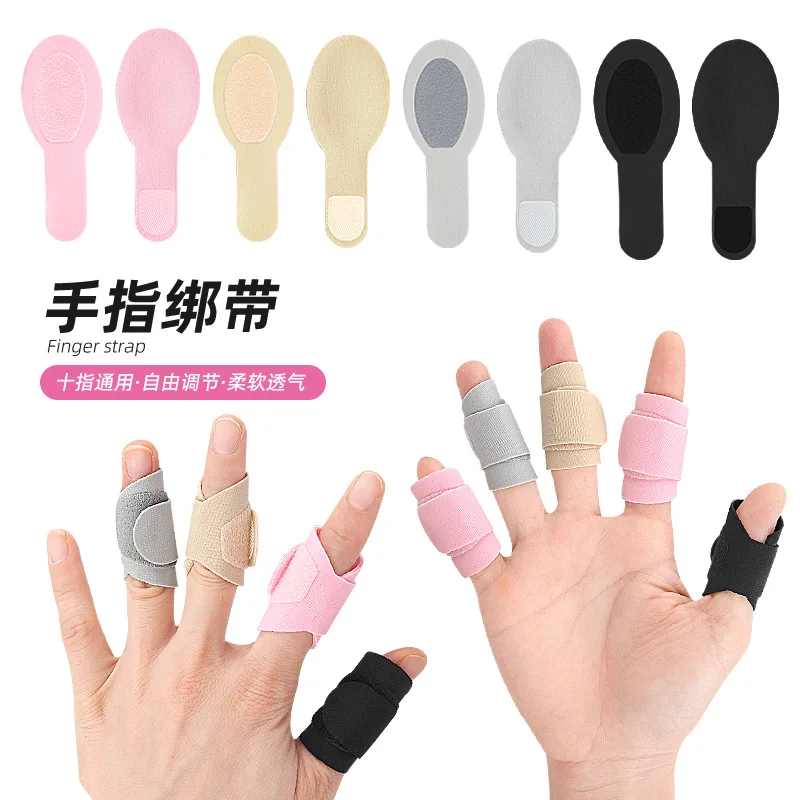 1 Pair Convenient Finger Sleeves Protectors Guards Straps Ten Fingers Protection Comfortable Secure Durable Flexible Band Wrap