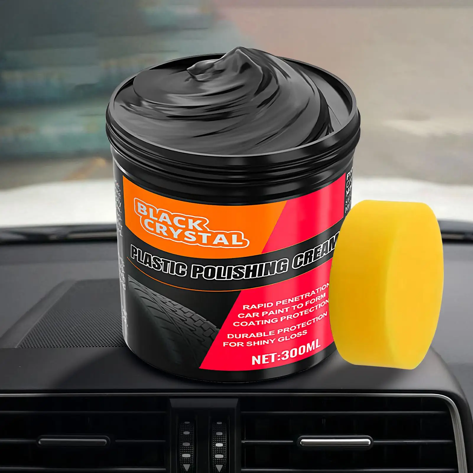 300g Automotive Trim Restorer Paste Long Lasting Coating Portable Minor Scratch Repair Wax Detailing Cleaner For Car Vehicle