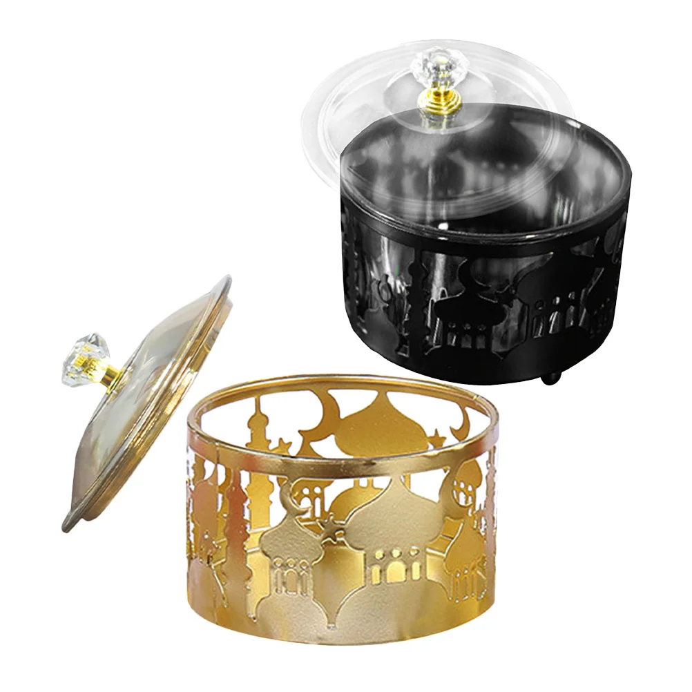 

2Pcs Candy Snack Boxes Middle Eastern Style Candy Container Serving Storage Party Decor Small Craft Case