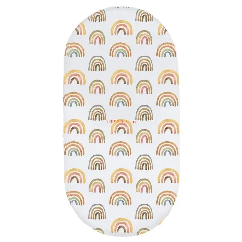 غطاء مرتبة سرير أطفال مصنوع من القطن U50F، ملاءات مرنة لمهد الأطفال