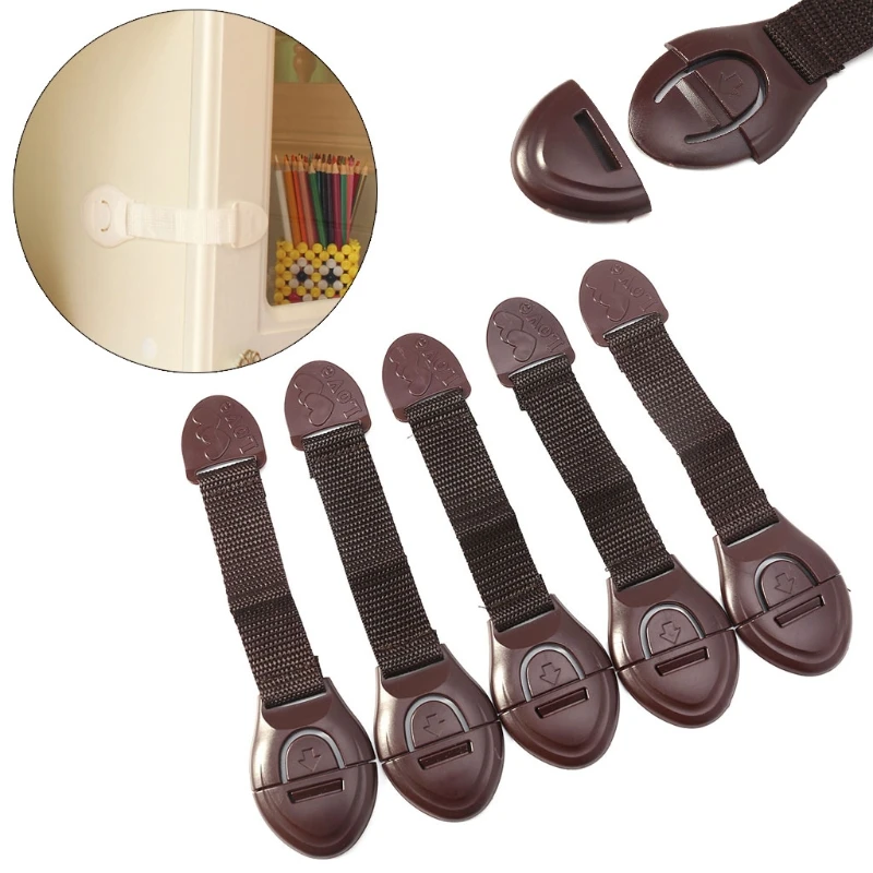 10 stücke Kind Sicherheit Schrank Schloss Baby Proof Sicherheit Schutz Schublade Tür Schrank Schloss Kunststoff Schutz Kinder Sicherheit Türschloss – Detail 8
