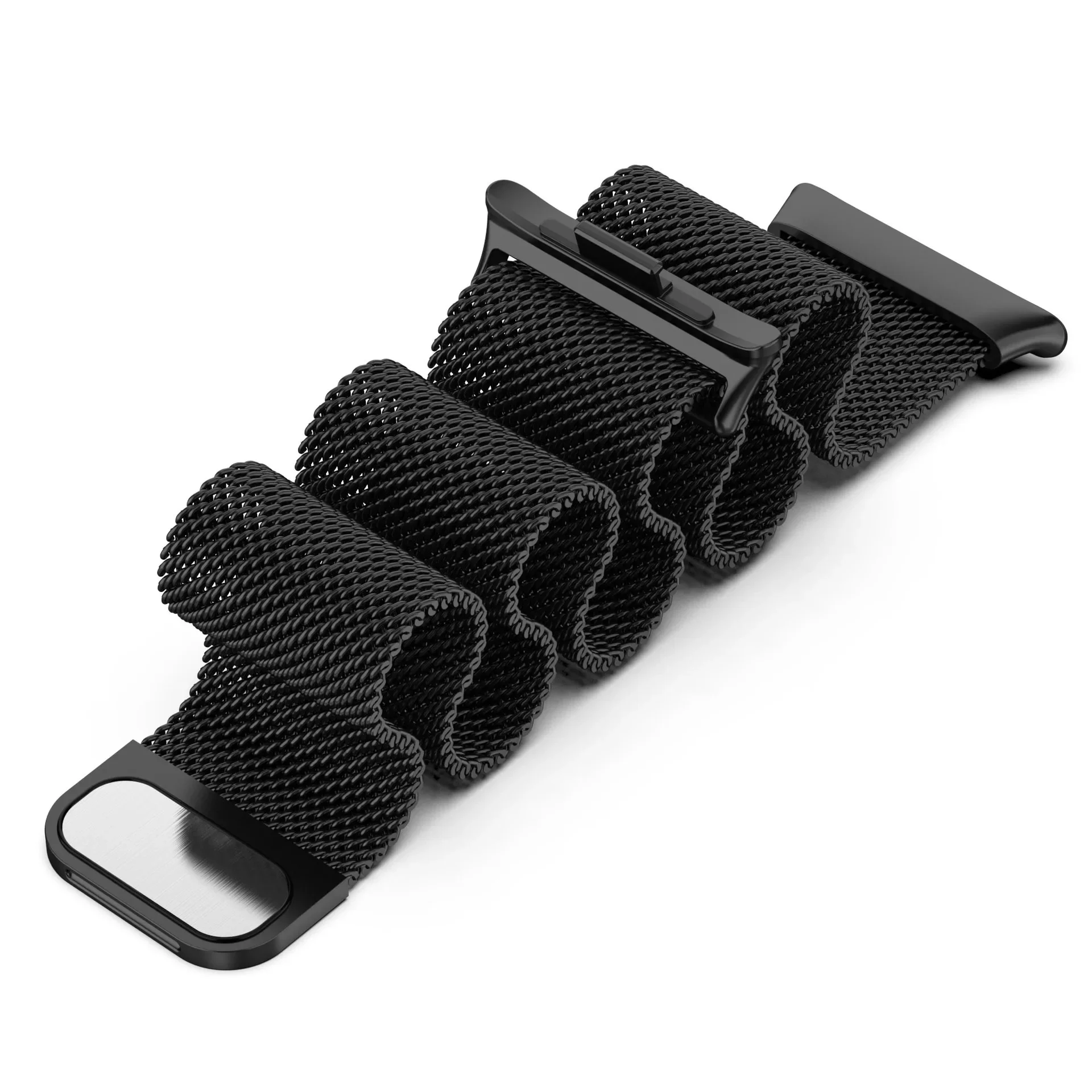 Pulseira de laço milanês para xiaomi redmi relógio 4/5 banda metal pulseira magnética xiaomi mi banda 9/8 pro esporte pulseira acessórios