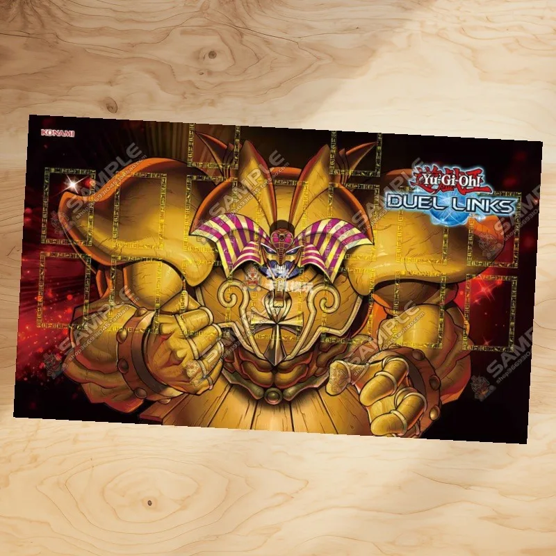 

Yu-Gi-Oh! 600x350mm Exodia Series Trading Card Playmat 2mmStitched Edge Card Grid Single Player Rubber Board Game Mat Toy Gift