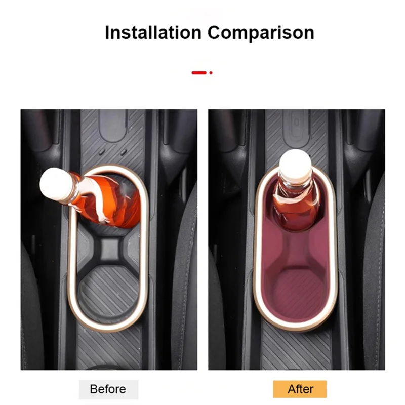 جيدا لسيارات BMW ميني كوبر EV J01 E SE J05 حامل أكواب الماء للسيارة صندوق تخزين إدراج من السيليكون لمنظم وحدة التحكم المركزية #5