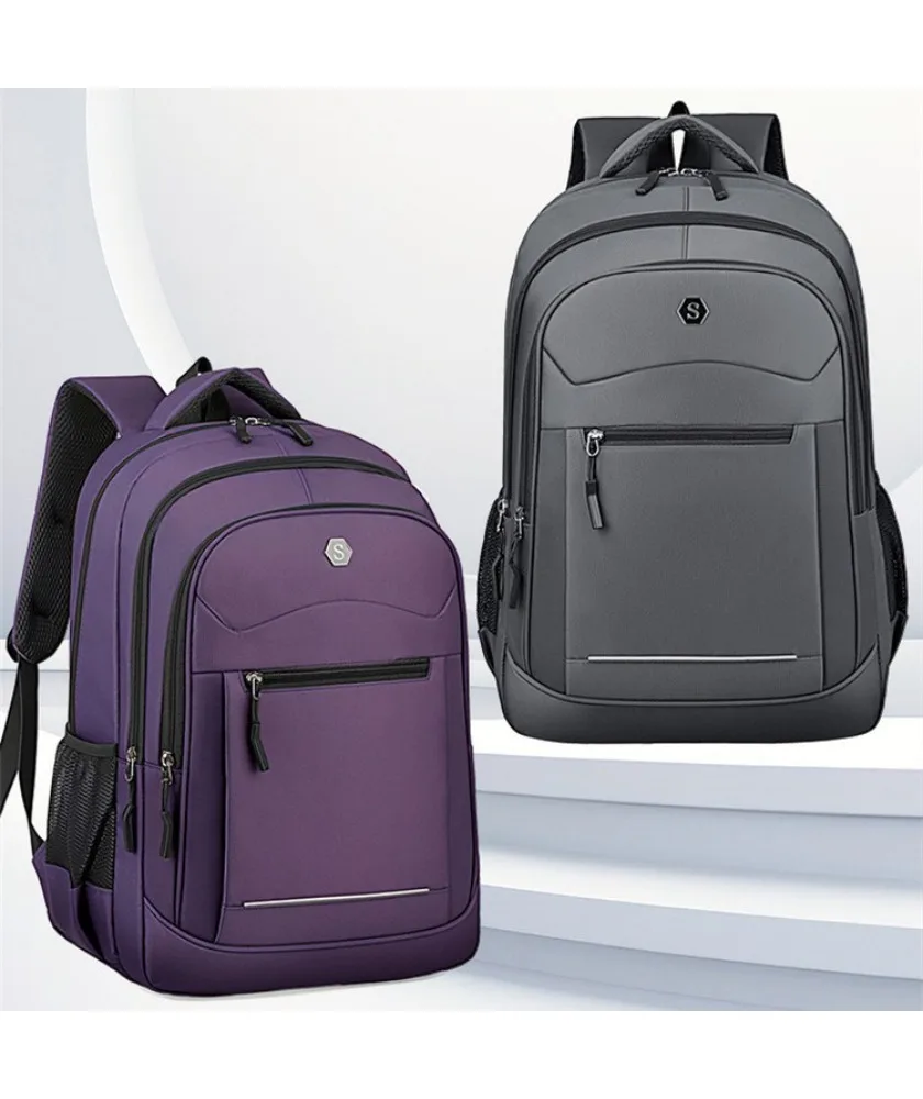 School bag reinforced durable outdoor travel computer backpack large capacity junior high school high school students