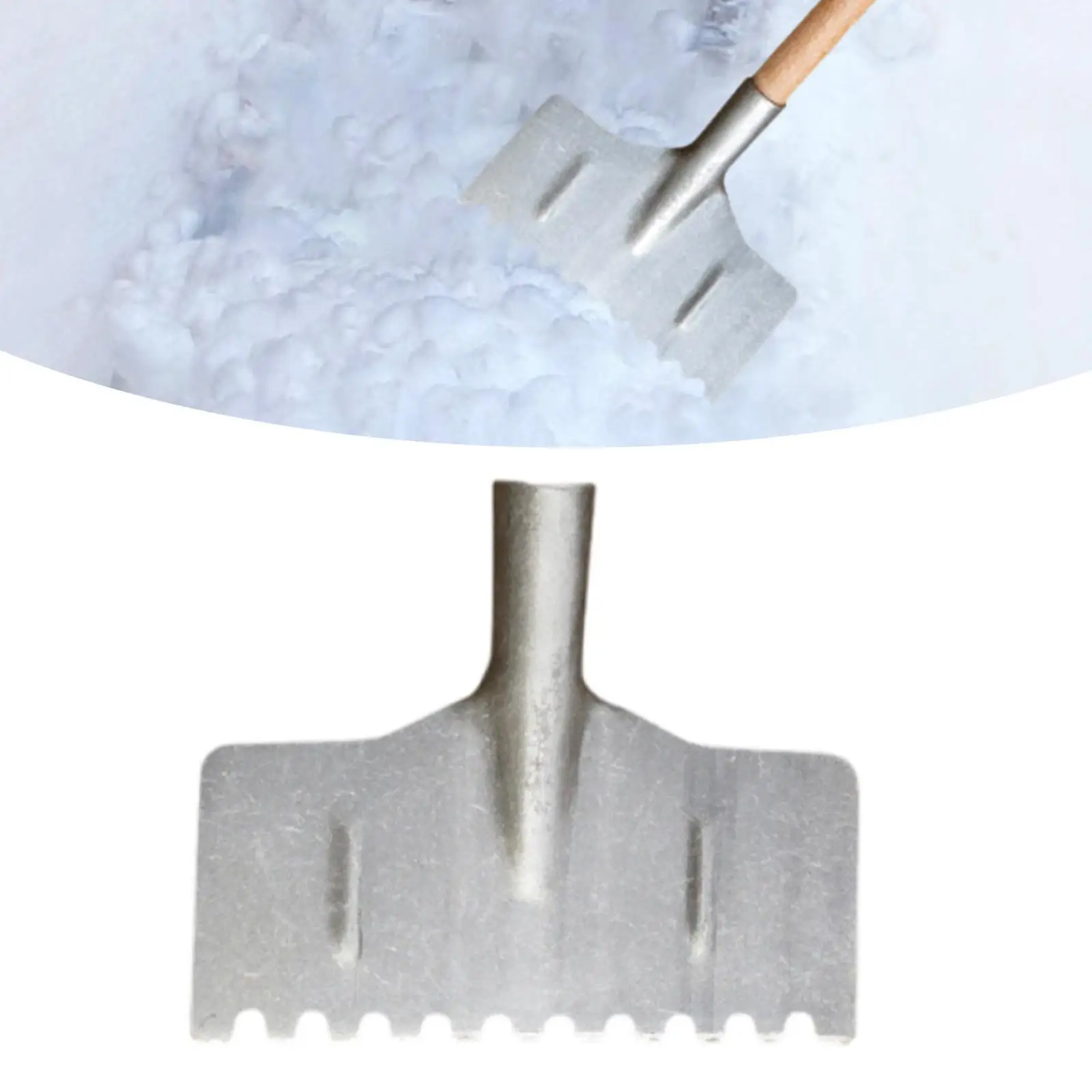 Wide Ice Scraper for Car Windshield Durable Manganese Steel Snow Shovel Tool for Winter Vehicles