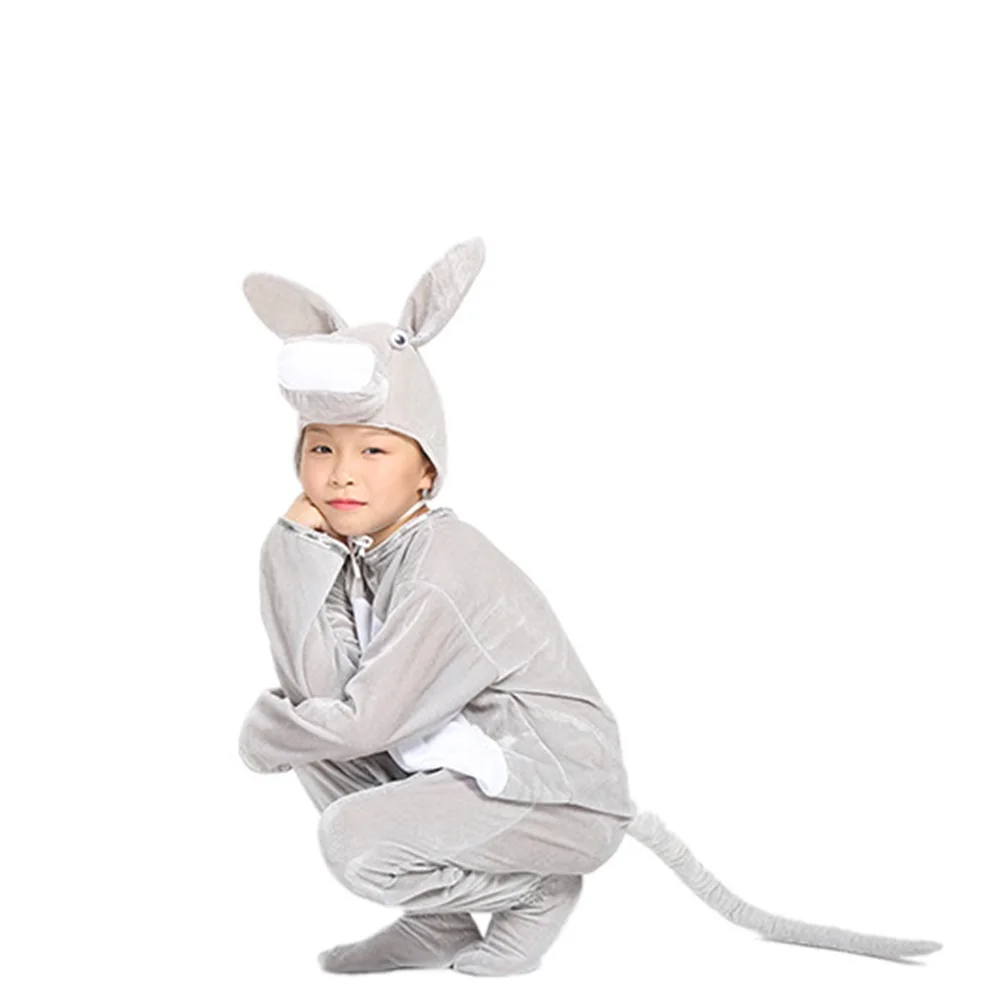 Performance Animals Cute little donkey Cosplay jumpsuit Costumes Animal dress Halloween costume pleuche