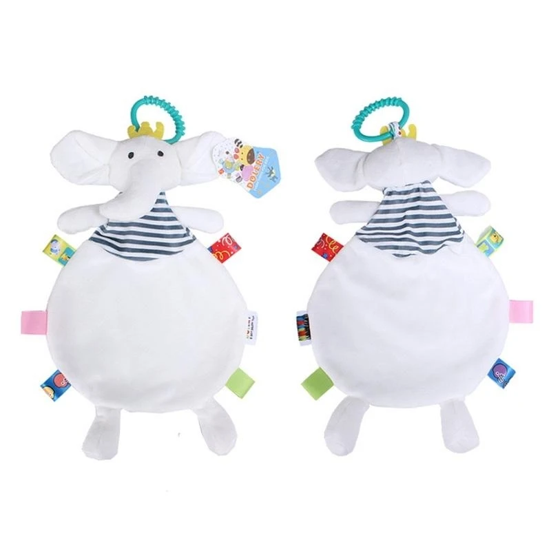 Comforting ของเล่นสำหรับทารก Comfort ตุ๊กตา Appease ผ้าขนหนู Sleeping ตุ๊กตา Rattle ของเล่น 15UB