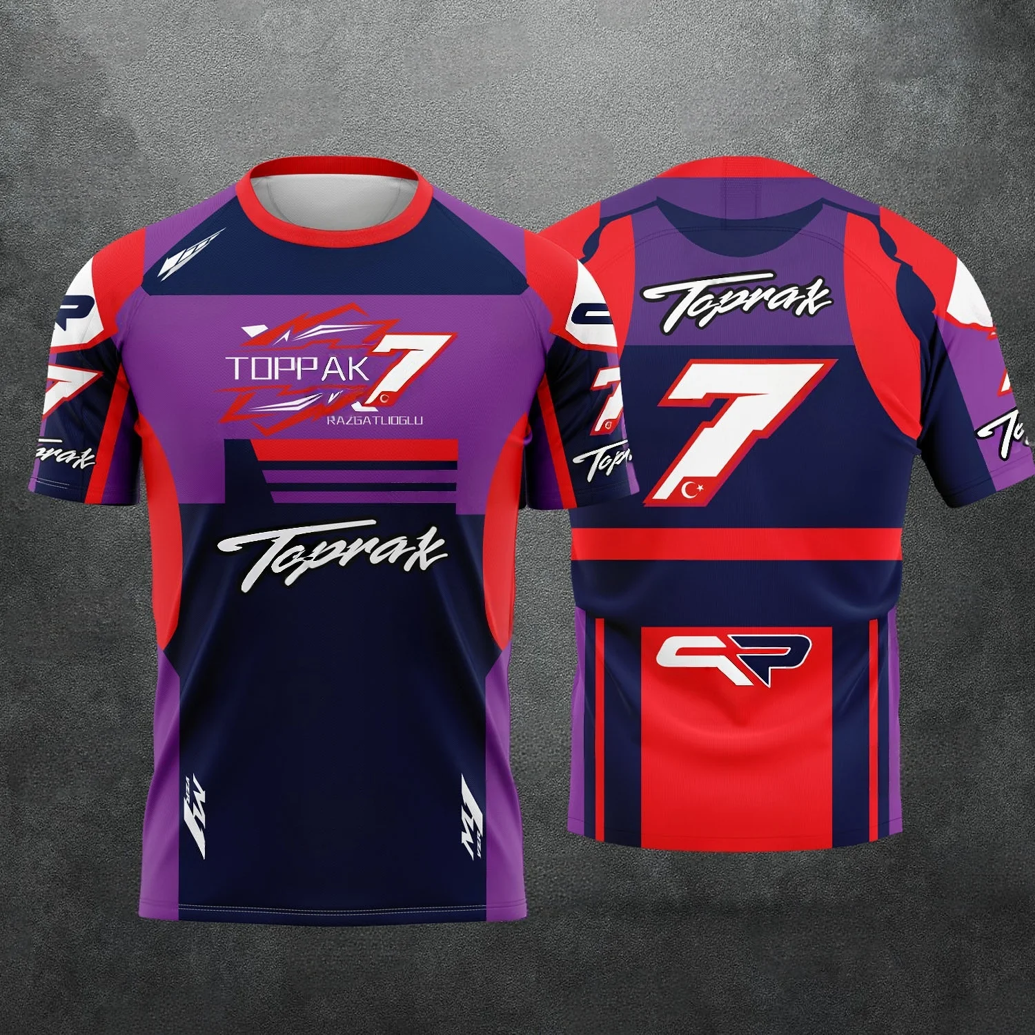 2026 New Motorcycle Racing #7 Rider Toprak Razgatlioglu Fan 3D Printed Pattern T-Shirt for Men and Women Summer Family Matching