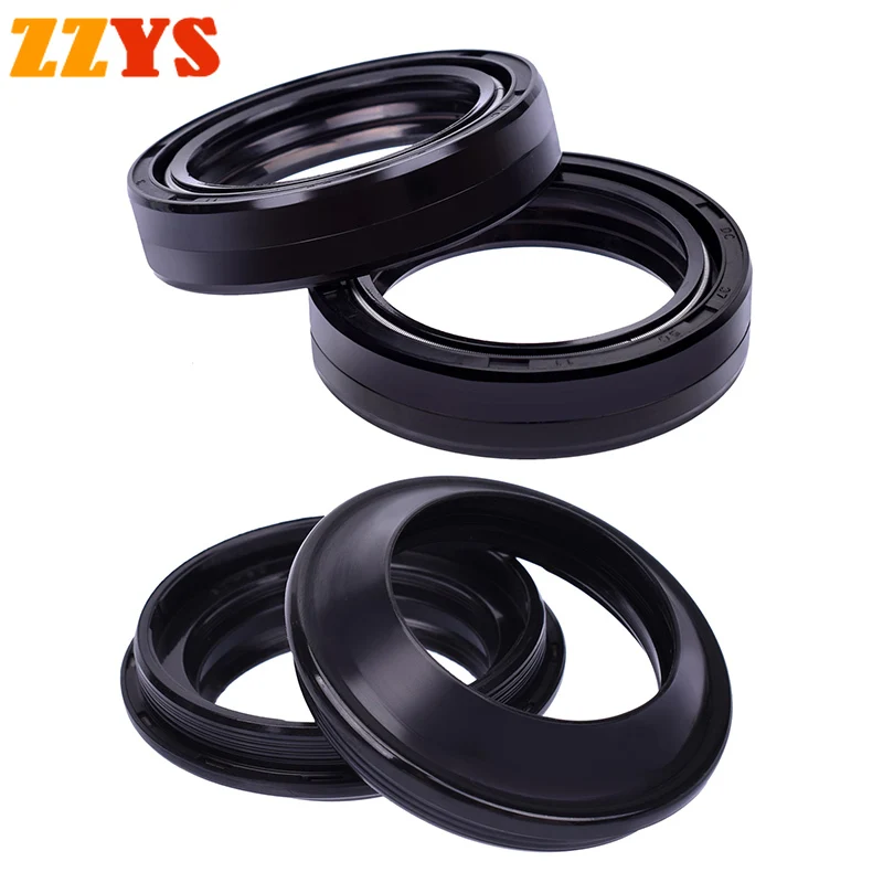 

37x50x11 Front Fork Oil Seal 37 50 Dust Cover For Honda CB1100R B CB1100 51490-ML7-305 51490-GBF-J21 91255-461-004 51490-KWL-003