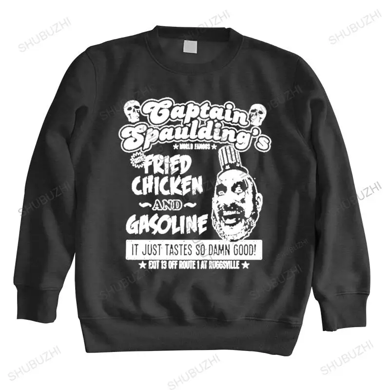 

Fashion Captain Spaulding hoodies Men Pure Cotton Horror Film House of 1000 Corpses sweatshirts Tops Casual hoodies Clothes