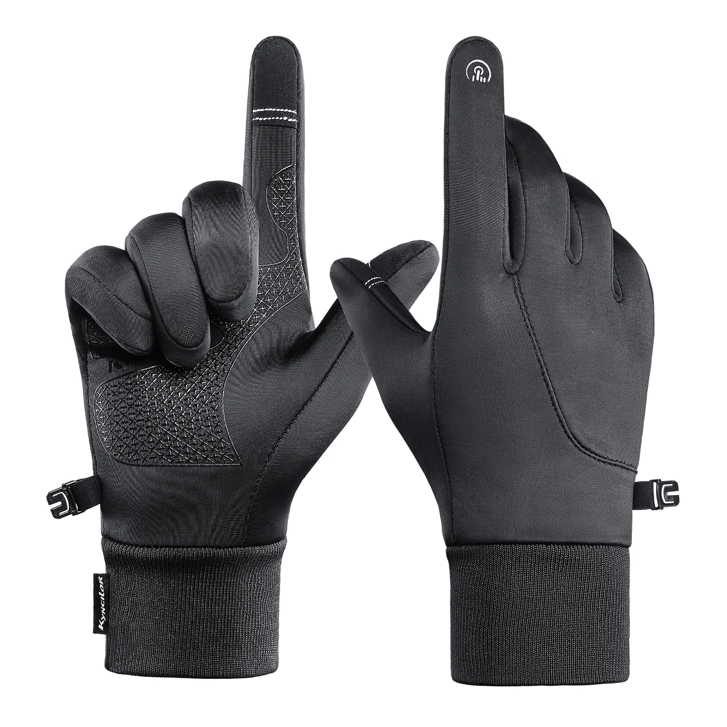 Touchscreen Fleece Warm Gloves Outdoor Cycling Driving Waterproof Cold Gloves Windproof Non Slip Womens Men Winter Ski Gloves