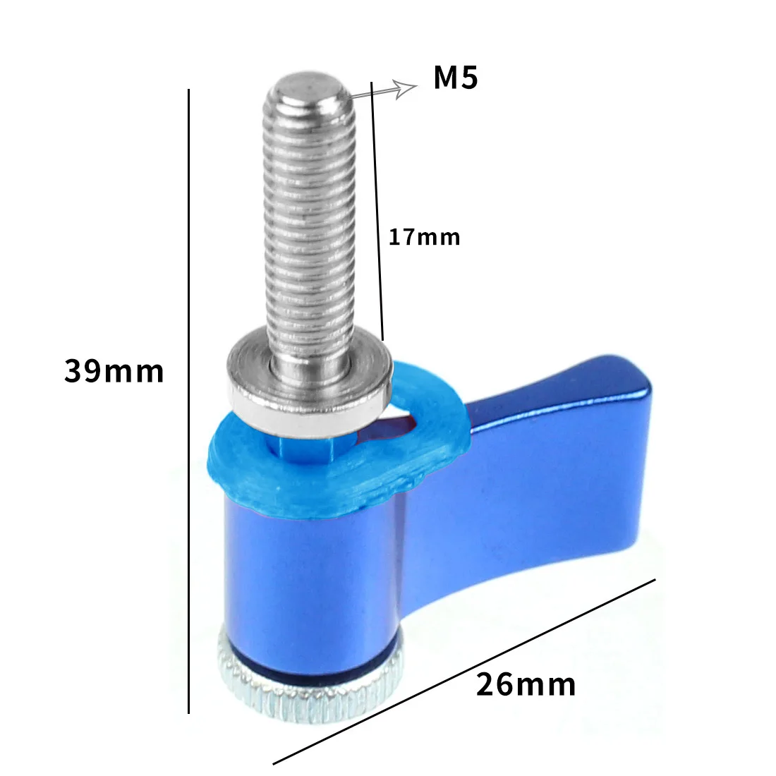 2x M4 M5 M6 Griffschraube 17mm 14mm Länge für GoPro, Insta360, YI, DSLR-Kamera, Handspanner-Adapter, Rändelschraube – Detail 27
