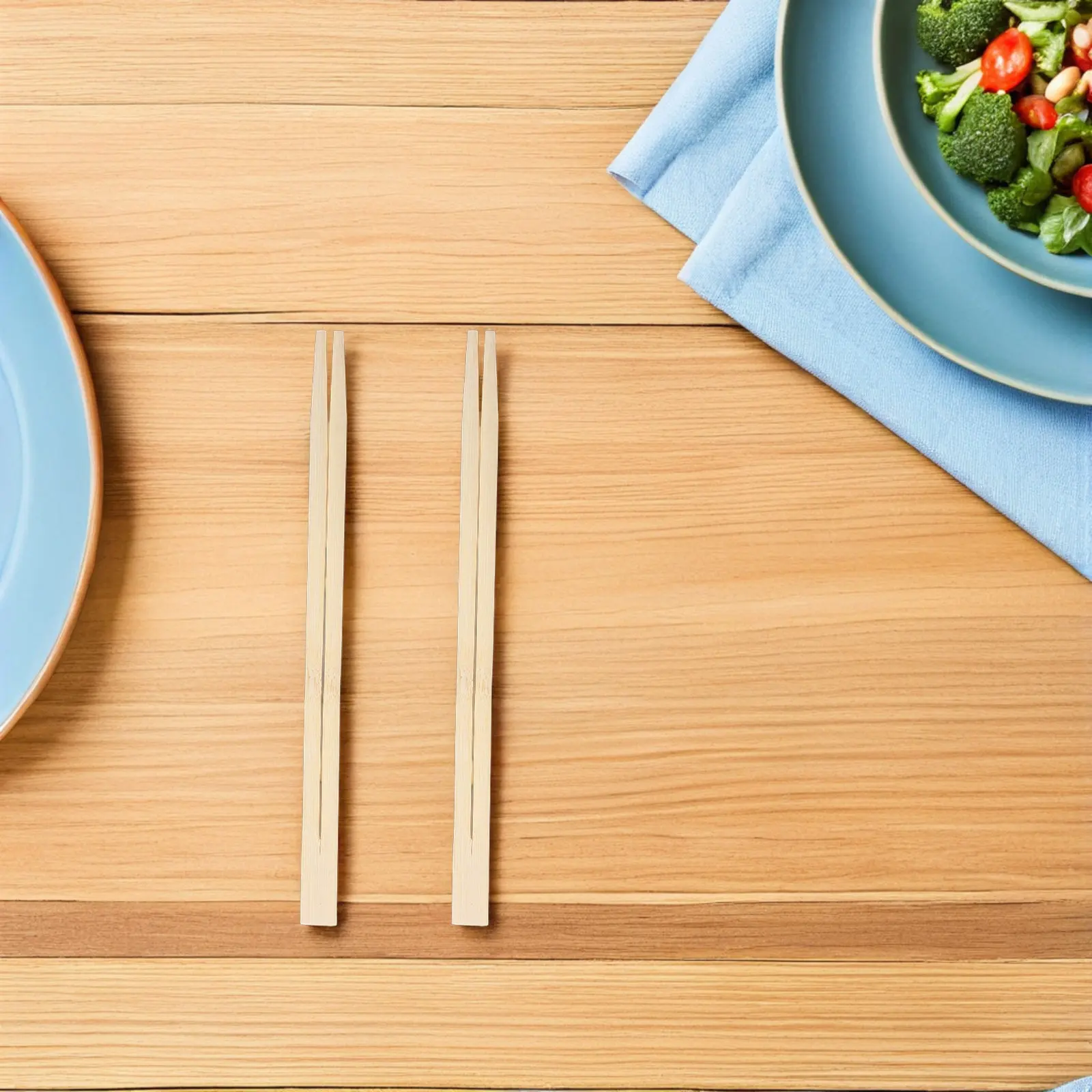 300 Pares de Palillos Desechables de Bambú, Envueltos Individualmente, Higiénicos, Lisos, Utensilios para Catering para Comida Asiática, Restaurantes de Sushi