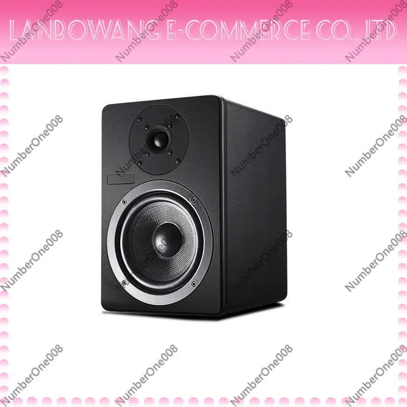 6 Inch Active Monitor Speaker, Professional Desktop HIFI Recording Studio Bookshelf Audio, Powered Pair