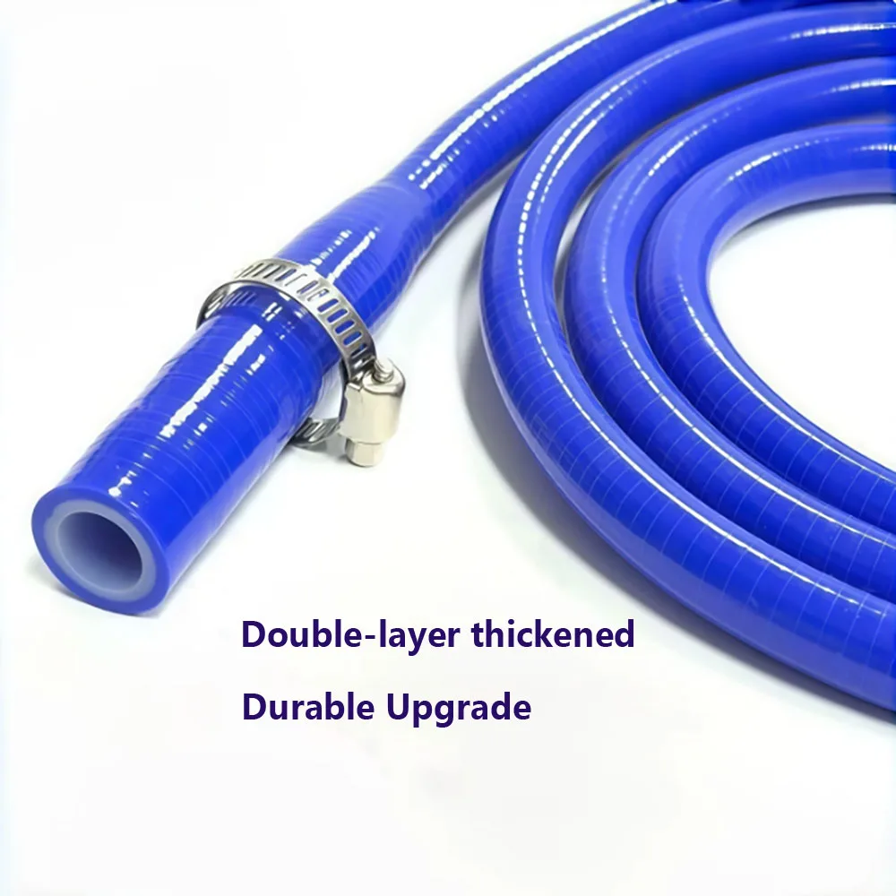 Sunroof Drain Hose, Double Layer One-piece Molded Seamless Silicone Anti-Leak Upgrade Fits VW Golf Tiguan Bora Sagitar Audi A4 A
