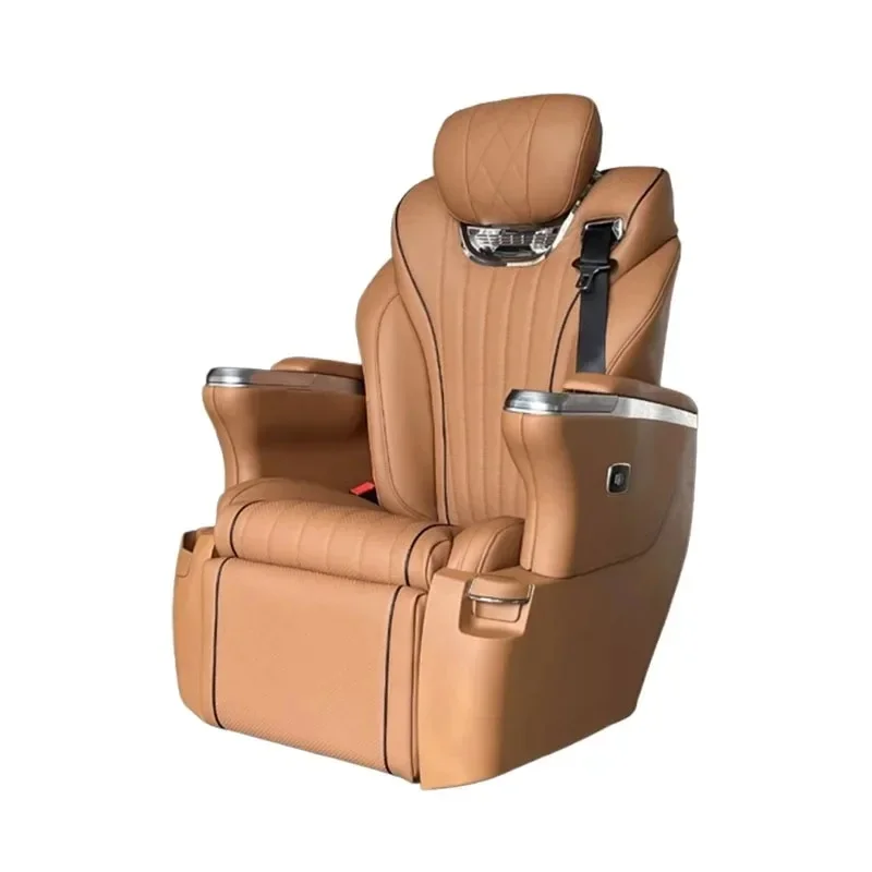 High Quality Luxury Captain Car Seat Leather Chair For Hiace Layout & Sprinter Van Interior Auto Interior Modification Parts