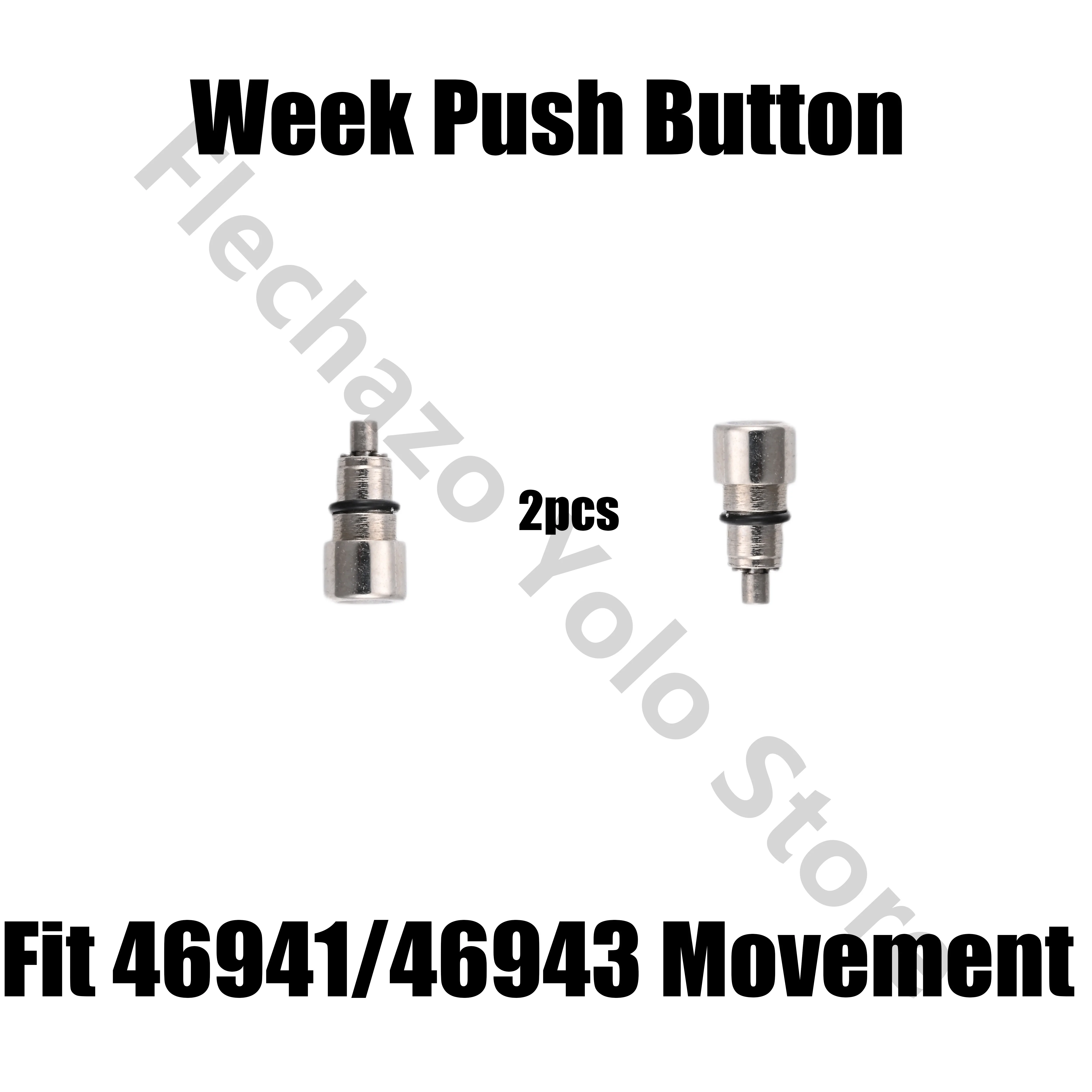 Week Push Button Fit 46941 46943 Movement Accessories  Replacement Spare Parts For Oriental Double Lion Watch Repair Parts