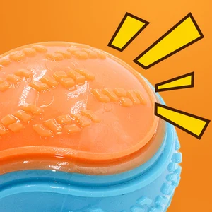 Interaktives Spielzeug für Haustierhunde, schriller Gummibugel, bissfestes, hochhundgeschlitztes Ball, interaktive Hunde für Hunde 12 Hauptverkaufsgummi -Fehler - №11