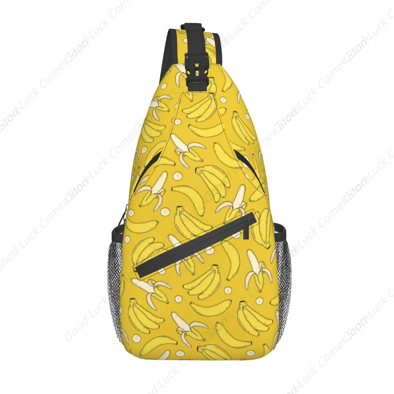 

Tropical Banana Fun Crossbody Bags Trendy Sling Backpack Chest Shoulder Bag Gym Cycling Travel Hiking