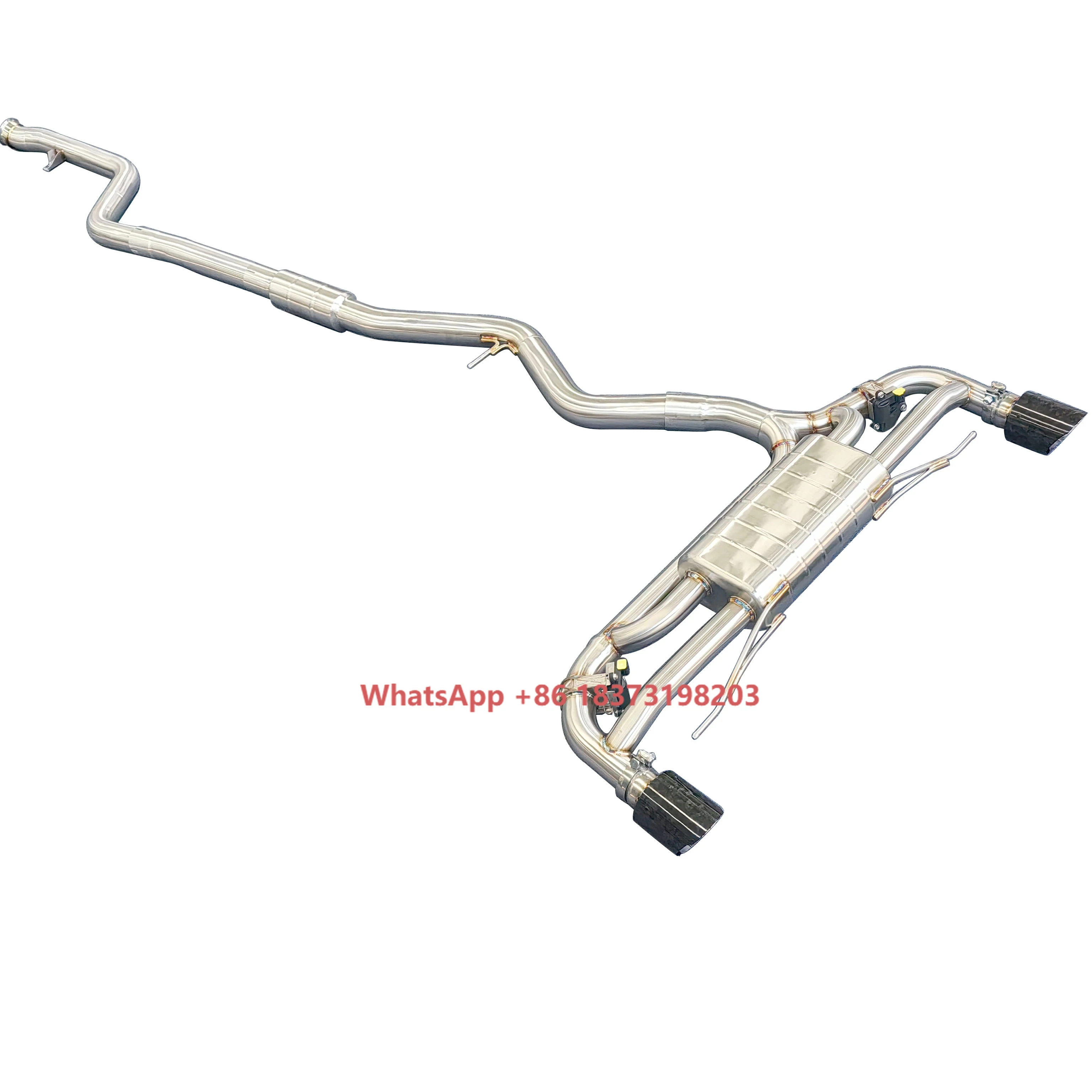 

High Flow Exhaust for 4 Series F32 F33 F36 G22 418i 420i 425i 428i 430i Muffler Valved Exhaust Sport Catback Muffler Tips