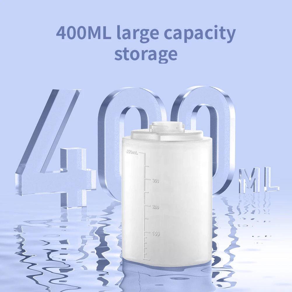 400ml Automatic Soap Dispensers Wall Mounted Touchless Hand Soap Dispenser USB Charging Infrared Sensor for Bathroom Kitchen