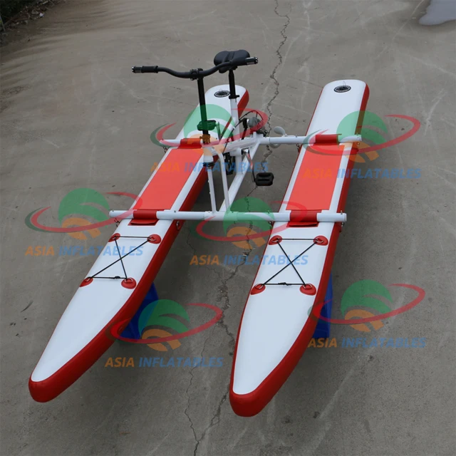 Sea cycle water Bike sport inflatable floating water bike drop stitch buoy bicycle