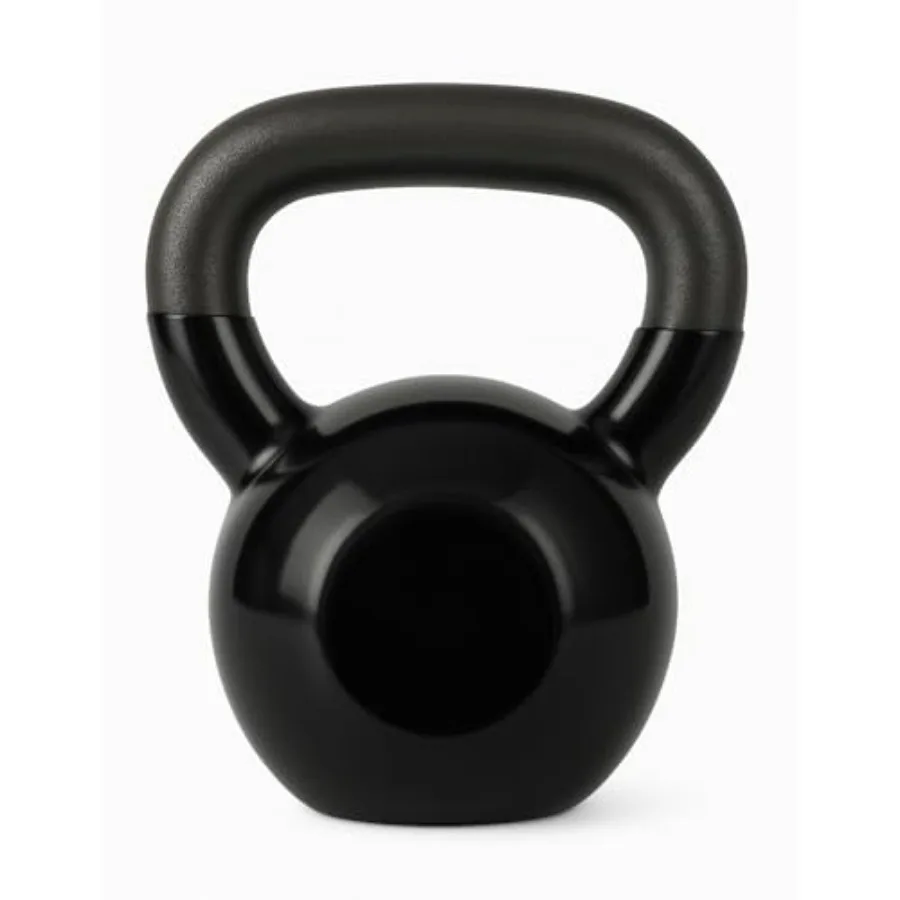 Vinyl Coated Kettlebell Weights for Full-Body Workouts Strength Training and Core Conditioning in Multiple Colors Durable Mater