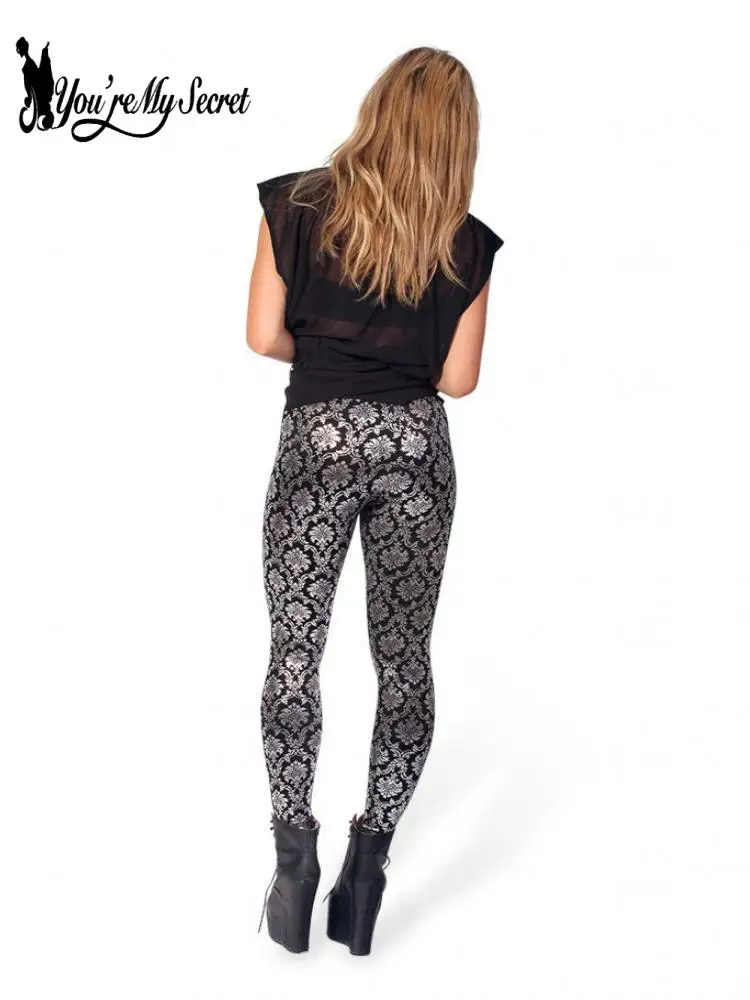 You're My Secret-Leggings con estampado 3D para mujer, pantalones informales ajustados a la cadera para entrenamiento, ropa de Fitness