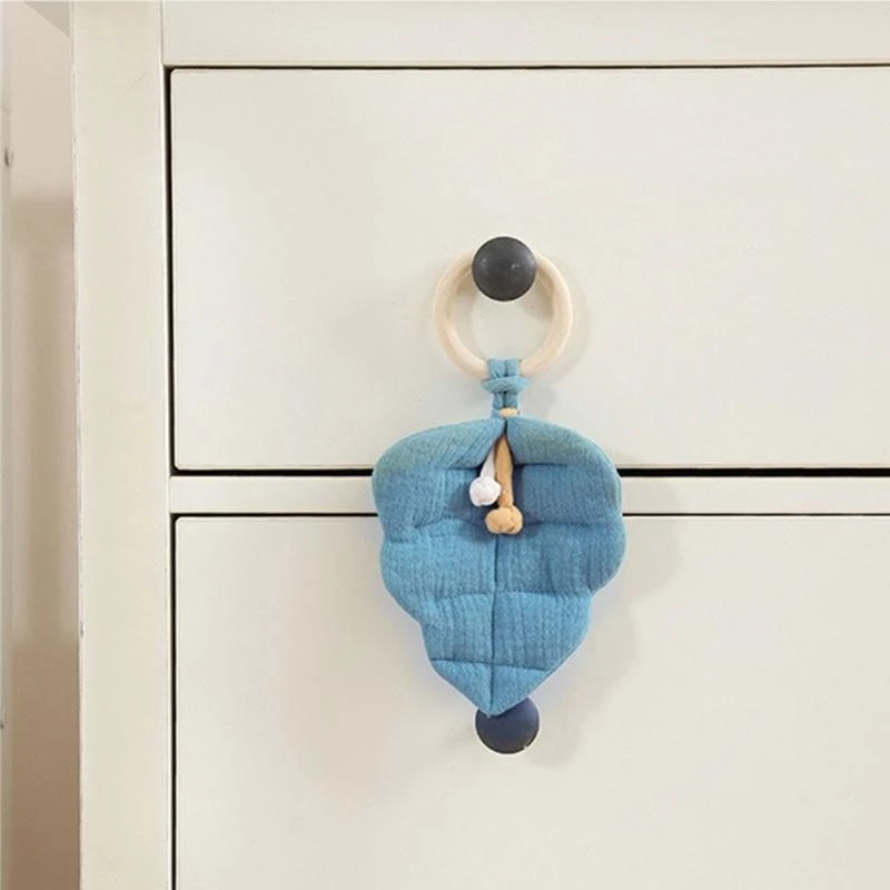 J15U لعبة أطفال لحاف للأطفال على شكل ورقة شجر هدية لحديثي الولادة هدية للأولاد والبنات #2