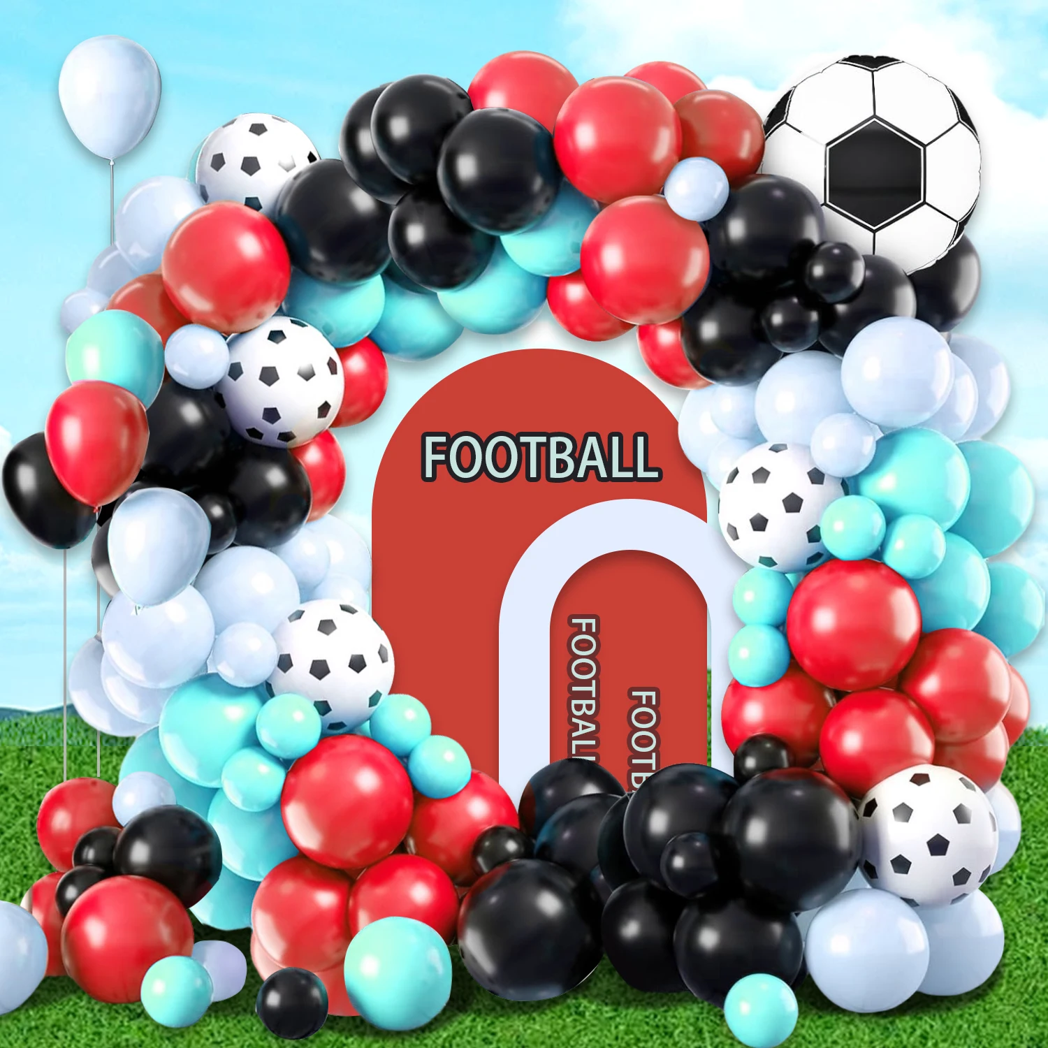 108Pcs Football Bal… - image