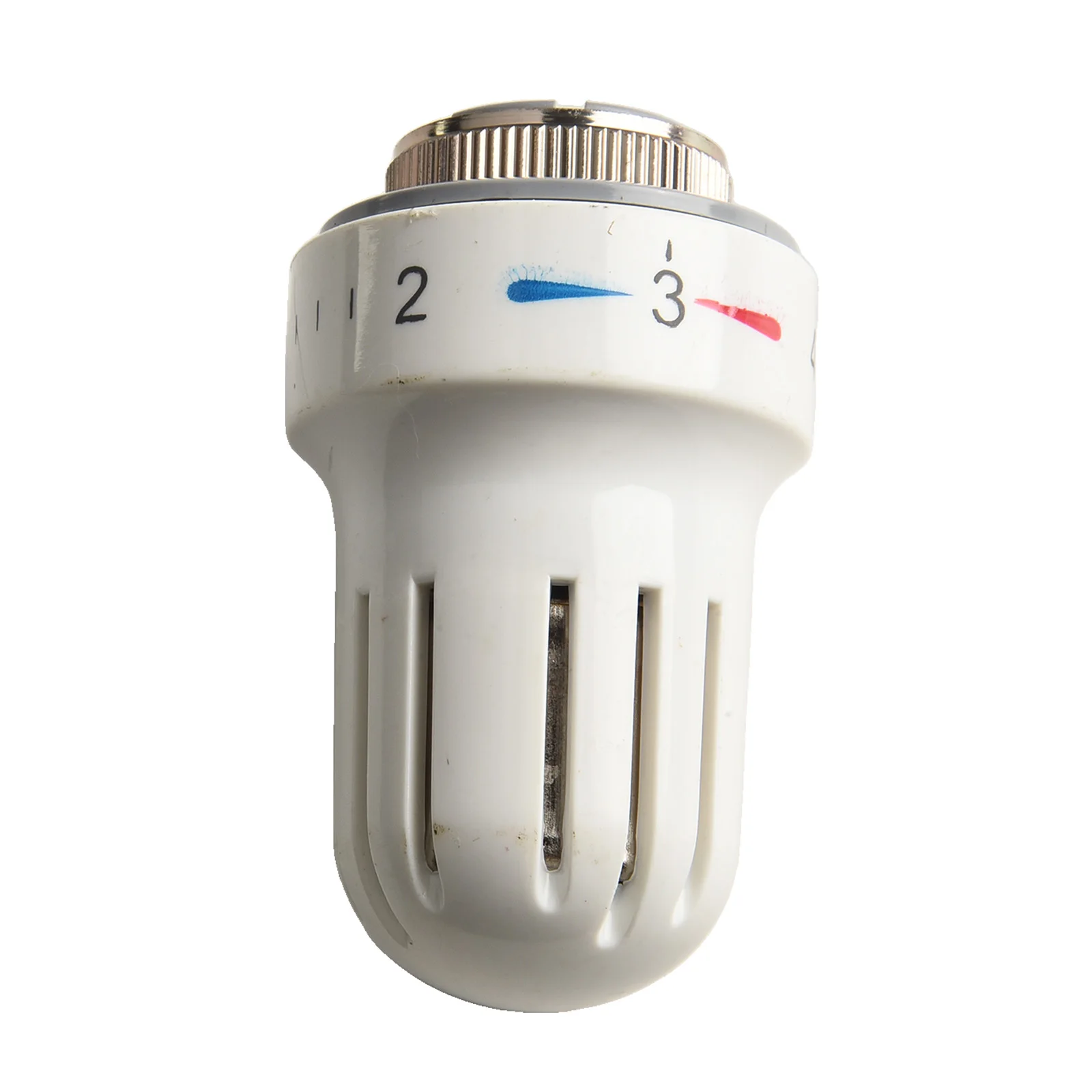 Druable High Quality Practical Brand New Head Heater Radiator Valve Thermostatic White 8.7cmX3.4cm Adjustment Alloy